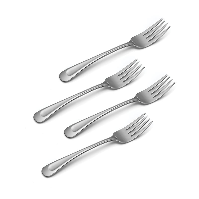Oneida Satin Sand Dune Everyday Flatware Salad Forks, Set of 4 - Image 2